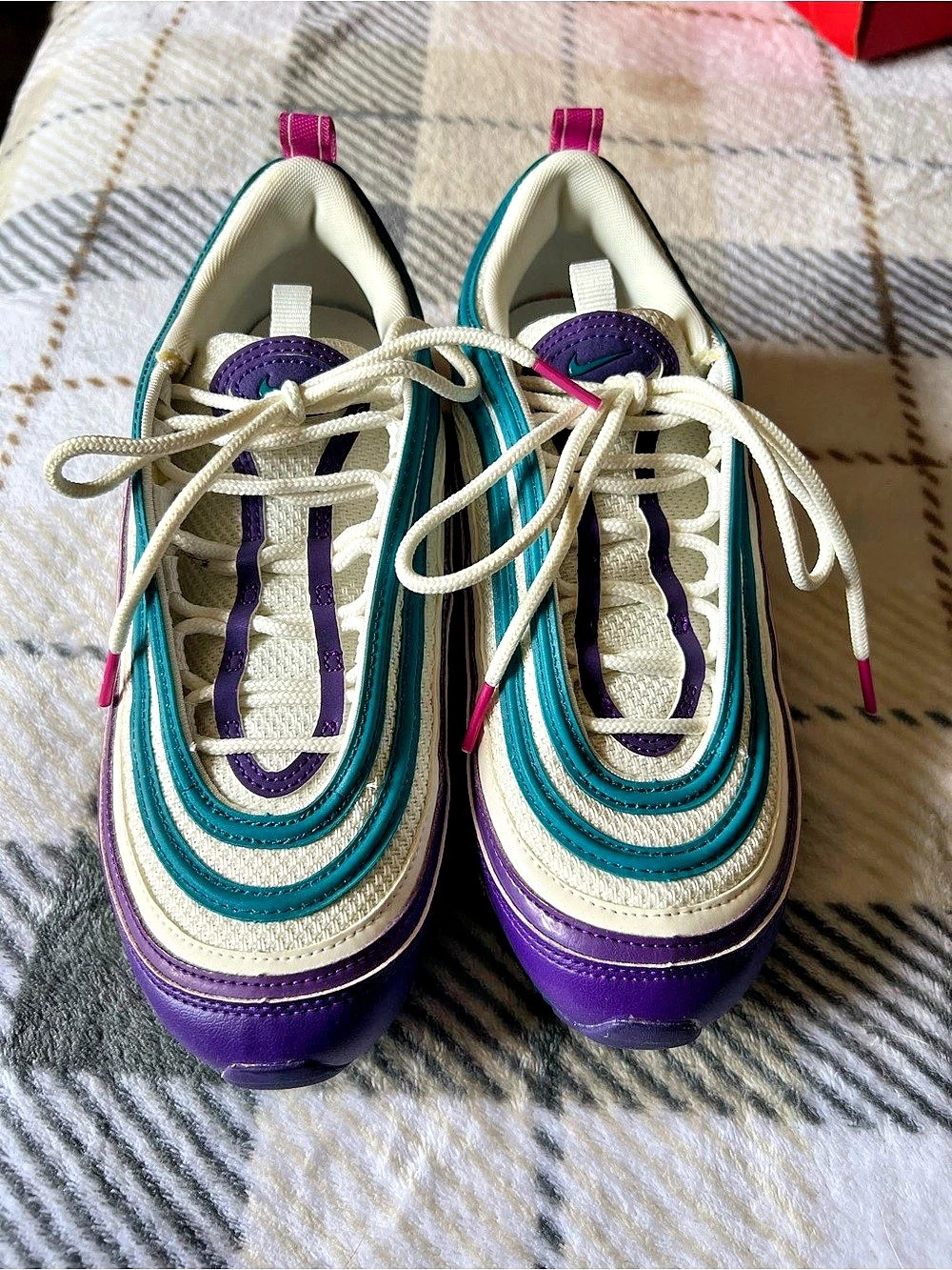 Nike Air Max 97 Sneakers Purple & White US 5